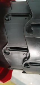 confezione da 2 sgabelli pieghevoli portatili, leggeri ma robusti, con una capacità di carico di 150 kg, sgabello retrattile in plastica, sedia da campeggio - F2OLDYSEAT Foto del cliente 12