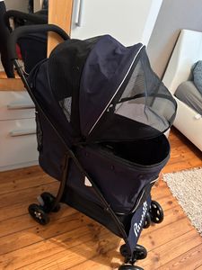 PawHut Hundewagen, faltbarer Hundetrolley,  Hundebuggy mit Kissen, Katzenwagen Kunden-Foto 1