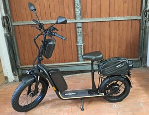 E-Roller mit Straßenzulassung - XI-1500-EEC 45km/h - MaxRange 25Ah, Elektro Roller mit Zulassung, Elektroroller, Roller - schwarz Kunden-Foto 1
