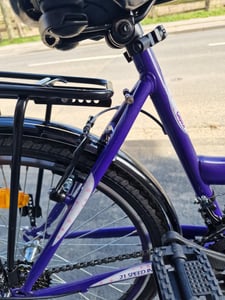 24 Zoll Fahrrad Shimano 21 Gang Mädchenfahrrad Lila mit Beleuchtung 790 Kunden-Foto 5