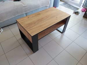 Akord Konferenčný Stolík Domi Dub/Čierny 92X53X45 Fotografia od zákazníka č. 1