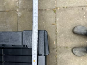 Keter Gartenbox "Northwood" 623L - Anthrazit - 155x72x70 cm - Deckel bis 270 kg belastbar - abschließbar Kunden-Foto 8