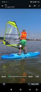 COASTO WindSUP MIR 8'6 Windsurf Board Stand Up Paddle gonfiabile iSUP 260x84cm Foto del cliente 2