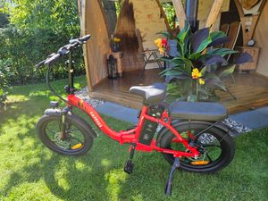 Fatbike e-bike skladací bicykel 20 palcov s 36V 16AH odnímateľnou batériou na dochádzanie, e-bike skladacie dámy 250W, 25km/h horský bicykel pánsky e-bike mestský bicykel Fotografia od zákazníka č. 1
