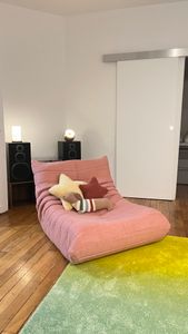 Fortuna Lai Single Sofa Chill Chair Lazy Sofa Chair, ružová Fotografia od zákazníka č. 1