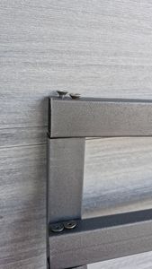 Kaminholzregal Täby Brennholzregal innen außen Metall 60 x 25 x 150 cm Holzunterstand Stapelhilfe für Feuerholz Holzlager Kaminholzständer Schwarz Kunden-Foto 11