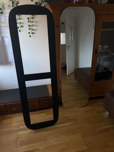 SONGMICS Ganzkörperspiegel, 160 x 50 cm, Standspiegel mit runden Ecken Kunden-Foto 1