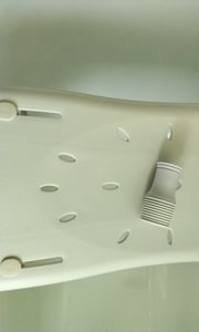 YARDIN Bath Board 70cm sedátko do vany pro seniory s černým madlem a zásobníkem na mýdlo, nastavitelné sedátko do vany pro dospělé do max. 150 kg Fotografie od zákazníka č. 2