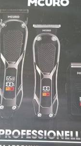 MCURO Haarschneider Elektrisch Profi,Haarschneidemaschine Barttrimmer Set für Herren mit 12 Kammaufsätzen, Haar- und Bartschneider Wasserdicht & Kabellos mit LED-Akku Kunden-Foto 1