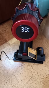 Authmic Akku Staubsauger, 85000Pa/80Mins/750W Staubsauger Kabellos mit Smart Display , 50dB Ultraleiser Staubsauger mit Anti-Tangle-Bürste, 3 Saugmodi Kunden-Foto 5