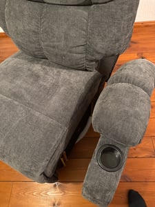 HOMCOM Relaxsessel Drehbar Fernsehsessel mit Liegefunktion, Schaukelfunktion Kunden-Foto 2