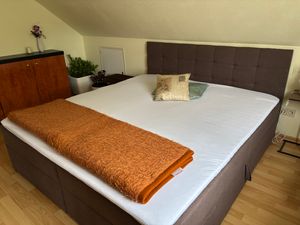 Masseno Boxspringbett GLOS 180x200 cm Komplett-Set mit Bonell Matratze und Topper, Polsterbett mit Bettkästen -Braun, COSMIC 800 Kunden-Foto 15
