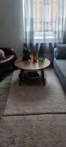 Konferenční stolek VASAGLE, obývací stůl, 80 x 45 cm, snadná montáž, sněhově bílý Fotografie od zákazníka č. 1