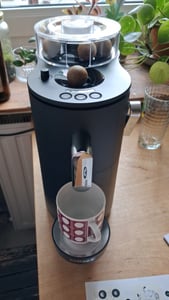 CoffeeB Globe Kaffeemaschine Schwarz Kunden-Foto 3