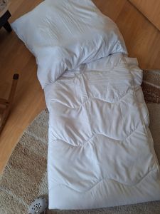 Bettenset Premium Steppbett 2x Bettdecke 135x200 & 2x Kopfkissen 80x80 cm  EU 4 teilig Kunden-Foto 1
