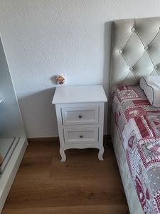 FCH 2 Stück Nachttische, , Beistellschränke mit jeweils 2 Schubladen, Beistelltische,40.00x30.00x60.00cm Kunden-Foto 8