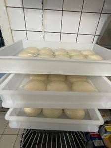 5 x Pizzateigbehälter Pizzaballenbox weiß 60x40x7 cm Kunden-Foto 1