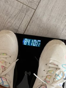 Váha telesného tuku, osobná digitálna váha s APP, osobná váha Bluetooth pre telesný tuk, BMI, hmotnosť, svalovú hmotu, 180 kg - DATASCALE Fotografia od zákazníka č. 2