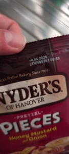 Snyder's Pieces, ser cheddar, chrupiące kawałki precla, 110g Zdjęcie produktu od klienta nr 1