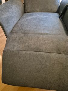 FLEXISPOT Elektrischer Relaxsessel mit Liegefunktion 105°–155°, Verstellbarer TV- & Fernsehsessel für Wohnzimmer, Rückenlehne & Fußstütze (Lichtgrau) Kunden-Foto 7