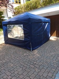 FCH Składana altana 3 x 3 m Składany wodoodporny namiot ogrodowy, ochrona UV 50+ Altany i namioty imprezowe Namiot z 4 stronami na kemping / ogród / wesele / plażę, szary Zdjęcie produktu od klienta nr 13