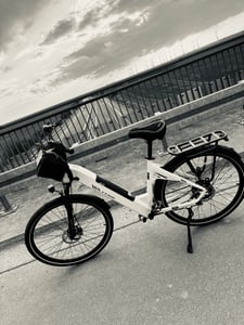 18AH 28 Zoll E-Bike Aluminium Wasserdicht 7Gang LCD APP Premium-E Bike für Herren Damen,  Elektrofahrrad City E-Bikes & E-Hollandräder Kunden-Foto 1