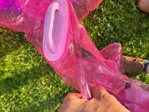 Swim Essentials Reittier Flamigo transp. mit Giltter Kunden-Foto 1