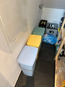 Odpadkový kôš Select 12 l popol sivý/čierny Fotografia od zákazníka č. 2