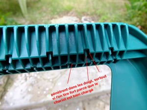 Wagen Blumax CADDY, 60 Lit., 50x60x84 cm, schwarz, für Gartenabfälle Kunden-Foto 2