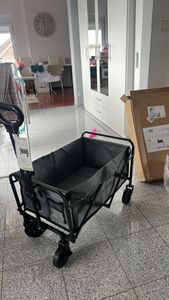 Chariot pliable avec cadre en acier pouvant supporter jusqu'à 80 kg & utilisable de manière polyvalente Photo du client 1