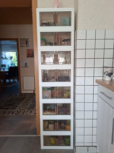5 warstw Szerokość 45 cm składanych szafek do przechowywania ， Z oponami, swobodny ruch,Składana plastikowa szafka wielofunkcyjna Nowoczesne szafki. Zdjęcie produktu od klienta nr 1