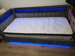 Adormii Matratze 90x200 7-Zonen Kaltschaummatratze Höhe 25cm Matratzen Federkernmatratze 90x200 mit Komfortschaum Taschenfederkernmatratzen,Härtegrad3 Kunden-Foto 1