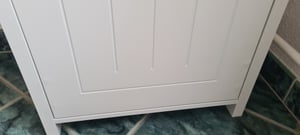 Carrello da cucina KESPER bianco con 2 contenitori per rifiuti (15 L ciascuno) - 50 x 37 x 79 cm - Carrello di servizio  - con cassetto e 4 ruote, 2 bloccabili - 2552713 Foto del cliente 27