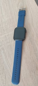 Neue P45 Smartwatch, 1,8 Zoll Bluetooth Anruf Smartwatch, mit Telefonfunktion, Fitnessuhr Tracker mit Schlafmonitor Pulsuhr 120+ Sportmodi Sportuhr Fitness Uhr Armbanduhr für Android ios Blau Kunden-Foto 2