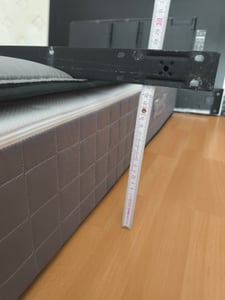 Matrac 140 × 200 cm, výška 27 cm, matrac s bonellovými pružinami, H3, ergonomický  – odnímateľný poťah Fotografia od zákazníka č. 2