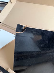 Wohnwand Weiß Full Hochglanz TV Lowboard 270 cm Hängeschrank TV Board Hängend Schrank Fernsehschrank TV Bank Wohnzimmer Möbel Modern Wandschrank Kunden-Foto 2