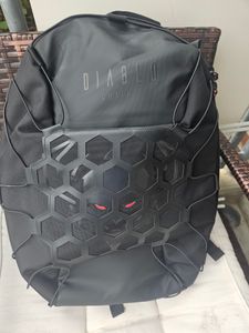 Zaino Diablo Zaino da scuola Zaino da escursionismo per laptop Cerniera impermeabile con chiusura a combinazione Porta di ricarica USB Numerose tasche Multifunzionale, Colore: nero Foto del cliente 1