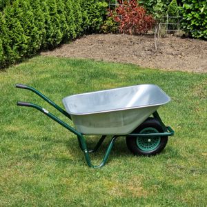 Bituxx Schubkarre 100L 250kg Schiebkarre Scheibtruhe Schubkarren für Bau Garten MS-16182 Kunden-Foto 1