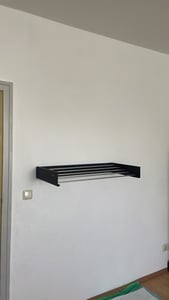 Vitapur Vitapur nástenný sušiak - Skladací sušiak - Sušiak - Závesný sušiak - Sušiak na oblečenie - 80 x 40 cm - Dĺžka sušenia 4 metre - Čierny Fotografia od zákazníka č. 2