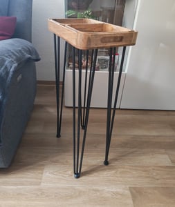 VEVOR Hairpin Legs Tischbeine Haarnadelbeine 4 Stücke 76,2 cm Kohlenstoffstahl Kunden-Foto 1