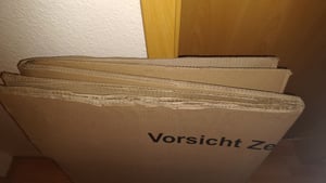 DHL Karton 120 x 60 x 60 cm Faltkarton 1200 x 600 x 600 mm Kartonage Verpackung mit Höhenriller, doppelwellig Versandkarton Kunden-Foto 4