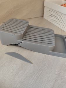Bloc de couteaux Organisateur de tiroirs pour couteaux et couverts insert gris 9 Porte-couteaux de cuisine Blocs de couteaux Ensemble de blocs de couteaux Ensemble de blocs de couteaux Insert de couteaux Retoo Photo du client 5
