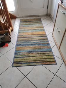 Läufer-Teppich Calama Umlaufend gekettelt Getuftet 80x200 cm Kunden-Foto 3