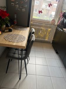 VEVOR Hairpin Legs Tischbeine Haarnadelbeine 4 Stücke 76,2 cm Kohlenstoffstahl Kunden-Foto 4