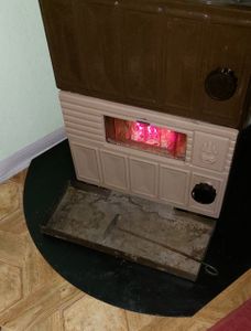 Podest ochronny podłogowy ze stali 90x80 do pieców na drewno i pellet Zdjęcie produktu od klienta nr 1