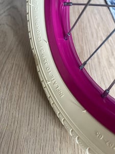 HILAND Petal 14 Zoll Kinderfahrrad für Mädchen ab 3 4 5 6 7 Jahren, mit Stützrädern Korb Handbremse Rücktrittbremse Klingel, Rosa Kunden-Foto 1