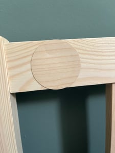 Homestyle4u Kinderbett 90x200 mit Rausfallschutz Holzbett Grün mit Lattenrost Kiefer Massivholz Kunden-Foto 2