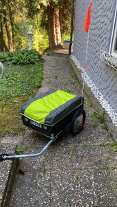 Tiggo VS Cargo II Fahrrad Lastenanhänger mit 130 Liter Volumen Klappbar Fahrradanhänger Transportanhänger Kunden-Foto 1