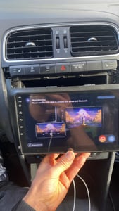 Autoradio 9 " compatibile con Carplay e Android 15 per VW Polo 6R 6C (2008-2020), con GPS, navigatore, Wi-Fi, Bluetooth, DAB+, controllo del volante, USB e processore DSP, 1+32G Foto del cliente 1