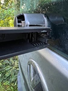 Heckscheibenwischer Wischerblatt Wischerarm Heckklappe für VW T5 V CADDY 3 III Kunden-Foto 1
